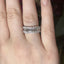 Round Brilliant & Baguette Cut 2.02ct Diamond Half Hoop Eternity Ring