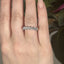 Round Brilliant Cut 1.64ct Diamond 7 Stone Half Hoop Eternity Ring