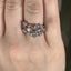 Round Brilliant Cut 1.50ct Diamond Bubble 9 Stone Eternity Ring