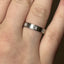 Princess Cut 0.68 Diamond Invisible Set Wedding Band