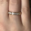 Round Brilliant & Baguette Cut 0.76ct Diamond Half Hoop Eternity Ring