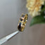 18ct Yellow Gold & Platinum Flat Wedding Band