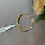 18ct Yellow Gold & Platinum Flat Wedding Band with Bevelled Edges