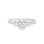 Oval Cut 0.53ct Diamond Trilogy Engagement Ring