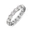 Round Brilliant Cut 4.00ct Diamond Full Hoop Eternity Ring