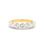 Round Brilliant Cut 1.11ct Diamond 7 Stone Half Hoop Eternity Ring
