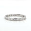 Baguette Cut 0.60ct Diamond Channel Set Full Hoop Wedding Band
