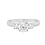 Round Brilliant Cut 0.70ct Diamond Trilogy Engagement Ring