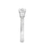 Round Brilliant Cut 0.70ct Diamond Trilogy Engagement Ring