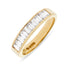 Baguette Cut 1.00ct Diamond Half Hoop Eternity Ring