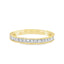 Princess Cut 0.50ct Diamond Half Hoop Wedding Band