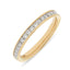 Princess Cut 0.50ct Diamond Half Hoop Wedding Band