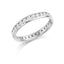 Round Brilliant Cut 1.21ct Diamond Full Hoop Wedding Band