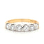Round Brilliant Cut 0.77ct Diamond 6 Stone Half Hoop Eternity Ring