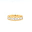 Round Brilliant & Baguette Cut 0.76ct Diamond Half Hoop Eternity Ring