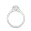 Round Brilliant Cut 0.57ct Diamond Halo Engagement Ring