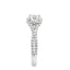 Princess Cut 0.60ct Diamond Halo Engagement Ring