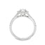 Round Brilliant Cut 0.70ct Diamond Halo Engagement Ring