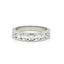 Round Brilliant Cut 1.01ct Diamond 7 Stone Half Hoop Eternity Ring