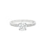 Round Brilliant Cut 0.70ct Diamond Engagement Ring with Diamond Shoulders