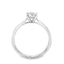 Round Brilliant Cut 0.70ct Diamond Engagement Ring with Diamond Shoulders