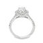 Pear Cut 1.00ct Diamond Double Halo Engagement Ring