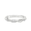 Round Brilliant Cut Diamond Twist Wedding Band