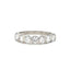 Round Brilliant Cut 0.91ct Diamond 7 Stone Half Hoop Eternity Ring