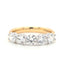 Round Brilliant Cut 1.70ct Diamond 5 Stone Half Hoop Eternity Ring