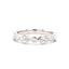 Marquise & Round Brilliant Cut 0.46cts Diamond Half Hoop Wedding Band