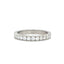 Round Brilliant Cut Diamond Half Hoop Microset Wedding Band 2.5mm