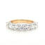 Round Brilliant Cut 2.14ct Diamond 7 Stone Half Hoop Eternity Ring