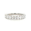 Oval Cut 1.29ct Diamond 13 Stone Half Hoop Eternity Ring