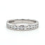 Round Brilliant Cut Diamond Channel Set Wedding Band 0.50cts