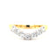 Round Brilliant Cut 0.56ct Diamond Wishbone 7 Stone Eternity Ring