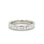 Princess Cut 1.01ct Diamond Half Hoop Eternity Ring