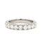 Round Brilliant Cut 1.03ct Diamond 10 Stone Half Hoop Eternity Ring