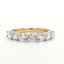 Round Brilliant Cut 1.33ct Diamond 7 Stone Half Hoop Eternity Ring