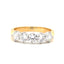 Round Brilliant Cut 1.09ct Diamond 5 Stone Half Hoop Eternity Ring