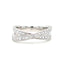 Round Brilliant Cut 0.46ct Diamond Crossover Half Hoop Eternity Ring