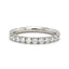 Round Brilliant Cut Diamond Full Hoop Microset Wedding Band 2.4mm