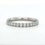 Round Brilliant Cut Diamond Full Hoop Microset Wedding Band 2.2mm