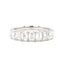Emerald Cut 1.28ct Diamond 7 Stone Eternity Ring