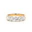 Round Brilliant Cut 1.54ct Diamond 5 Stone Half Hoop Eternity Ring