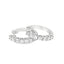 Round Brilliant Cut Diamond Hoop Earrings