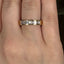 Baguette Cut 1.00ct Diamond Half Hoop Eternity Ring
