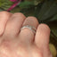 Round Brilliant Cut 0.46ct Diamond Crossover Half Hoop Eternity Ring