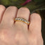 Round Brilliant Cut 1.00ct Diamond 7 Stone Half Hoop Eternity Ring