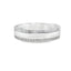 Round Brilliant Diamond Half Hoop Wedding Band