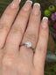 Lab Grown Round Brilliant Cut 1.21ct Diamond Solitaire Engagement Ring